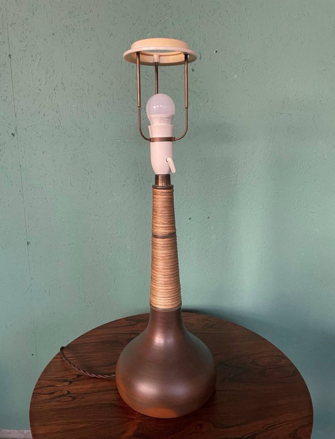 Herman A. Kähler for Le Klint Pottery Table Lamp