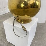 Pair of large vintage brass lamps