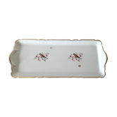 Plat à cake porcelaine vintage