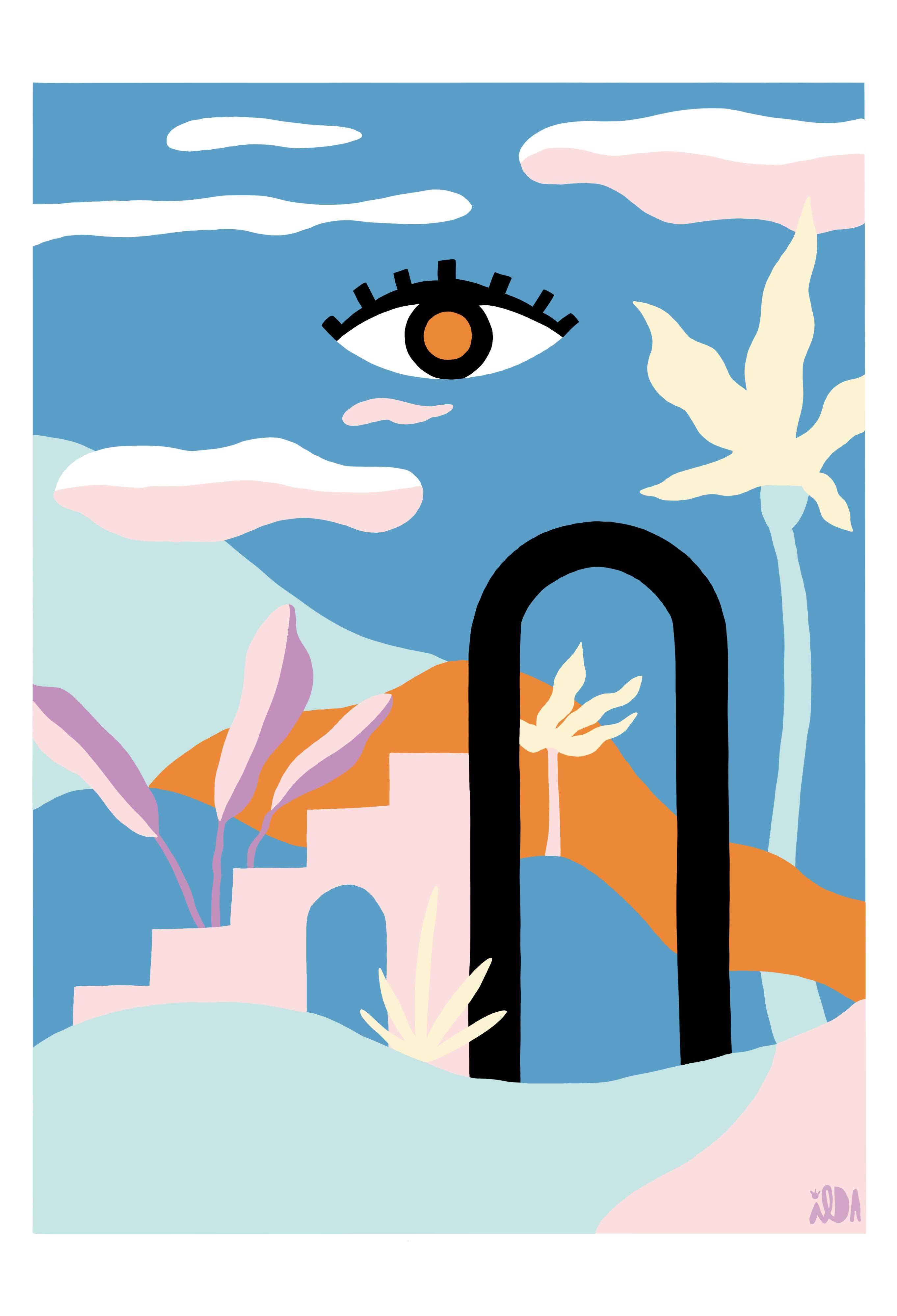 Art print “ILDAVIA DAY 1” 30x40cm