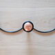 metal and plastic coat racks, vintage, 50s/60s, cloakroom, hook
