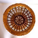 Rattan plant stand