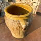 Ancient terracotta pottery jar