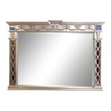 Mid 20th century empire style mirror 63x46cm