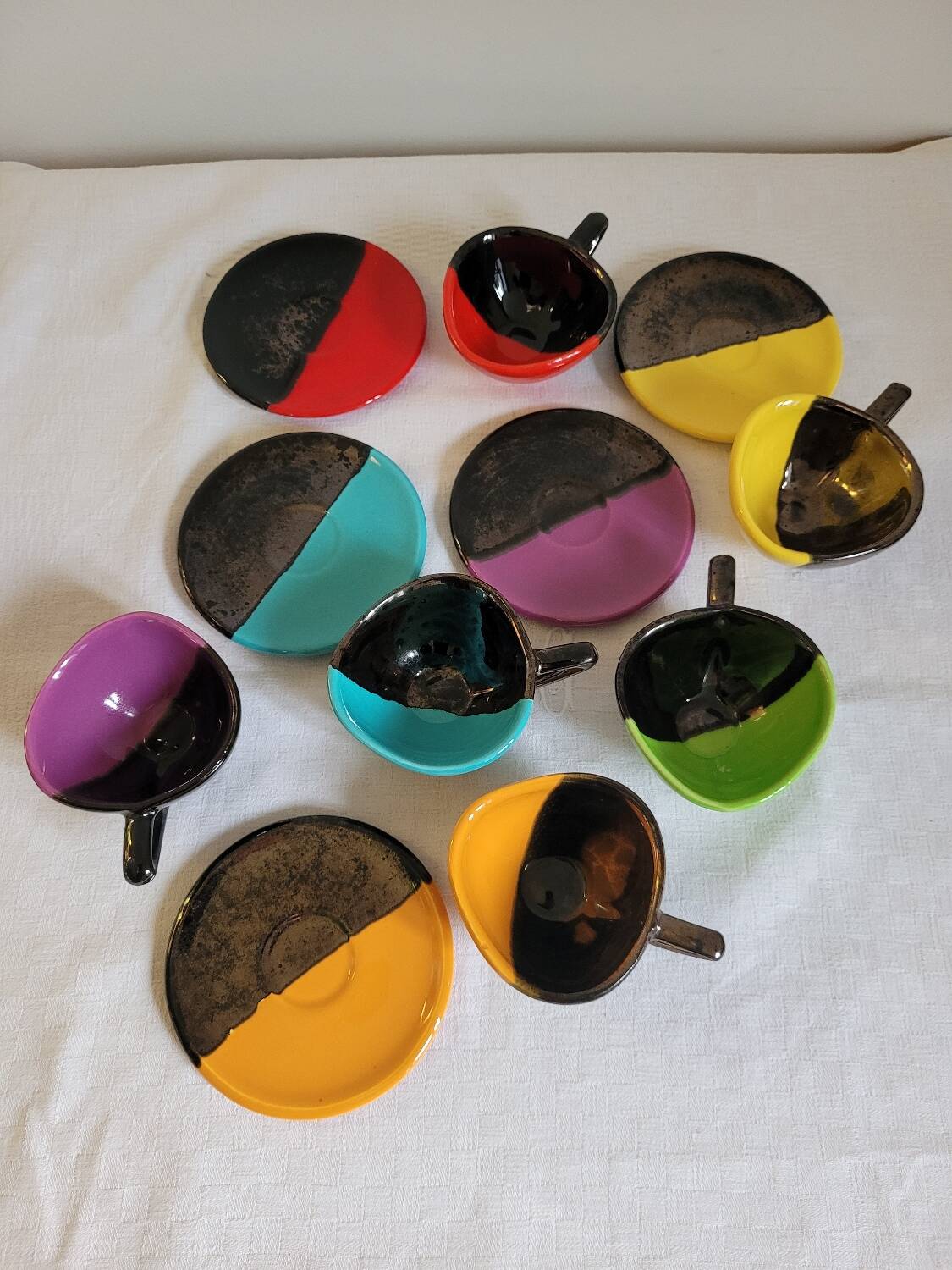 Vallauris coffee service by Auguste Lucchesi