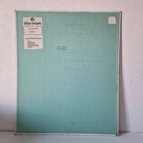 Vintage landscape painting of Greece Santorini island