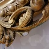 Louis XV style mirror in wood and gilded stucco, Napoleon III period