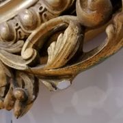 Louis XV style mirror in wood and gilded stucco, Napoleon III period