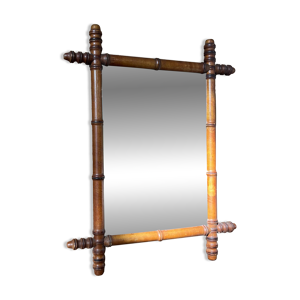 miroir bambou