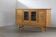 Vintage 1960s Danish Oak Sideboard with Glass Window Panels, Kjaernulf styl