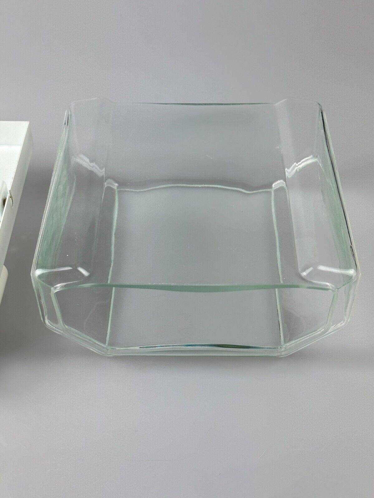 60s 70s wall lamp Glashütte Limburg Germany Glass & Metal Age Design