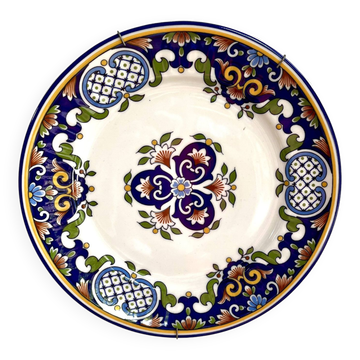 Vintage decorative plate and wall mount