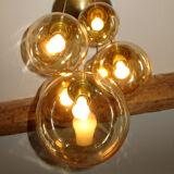 Hanging lamp glass Glashütte Limburg