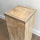 Travertine and brass column by Willy Rizzo