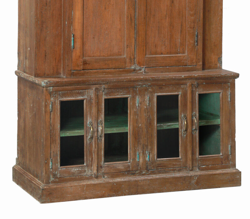 Wardrobe Croat Marron Glass Old Teck Piece Of Origin India