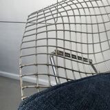 Fauteuil Diamond 421 Chrome Harry Bertoia pour Knoll International, 1970-80