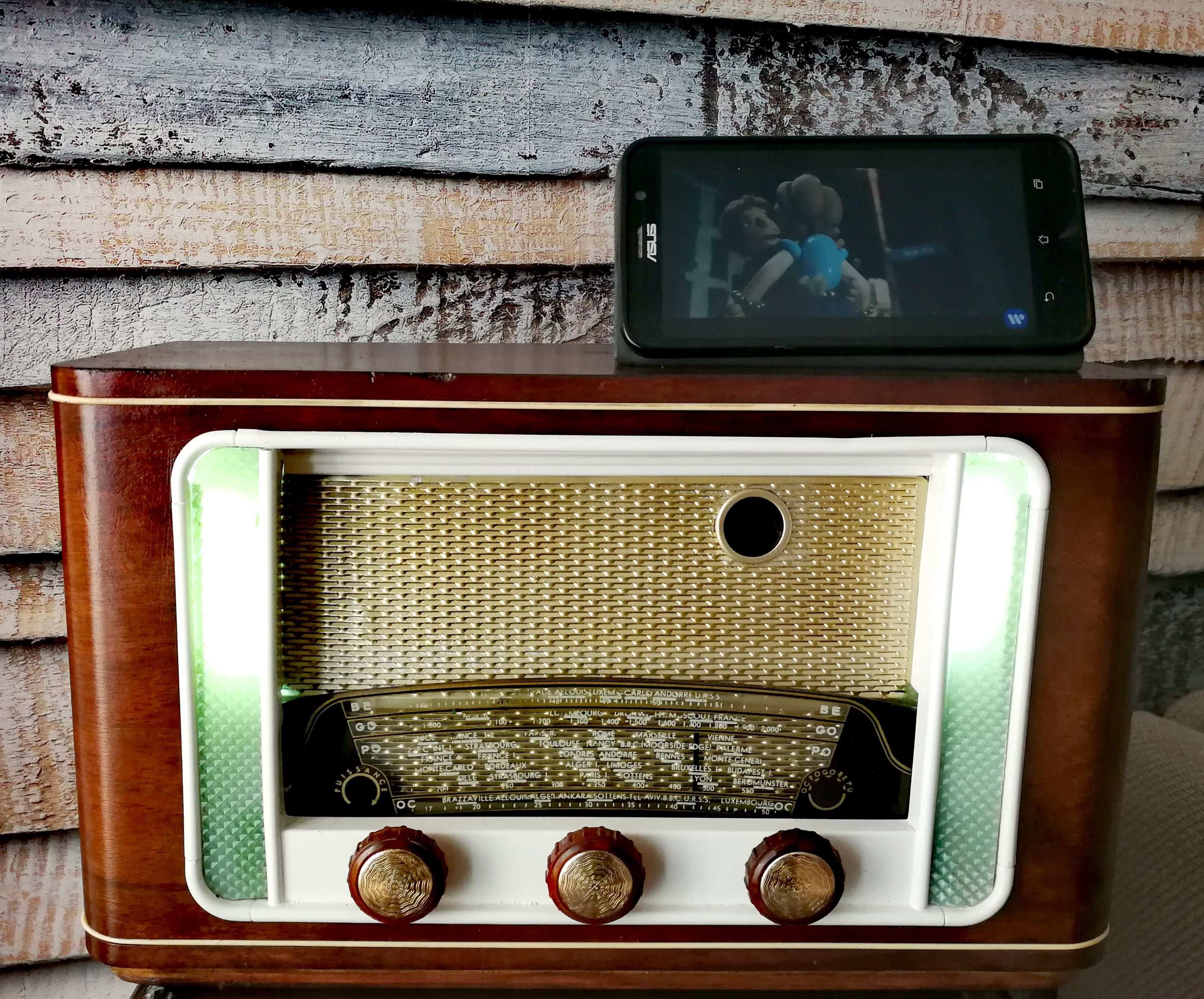 Radio TSF vintage 1952 Bluetooth