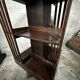 Revolving bookcase in mahogany and marquetry - art deco