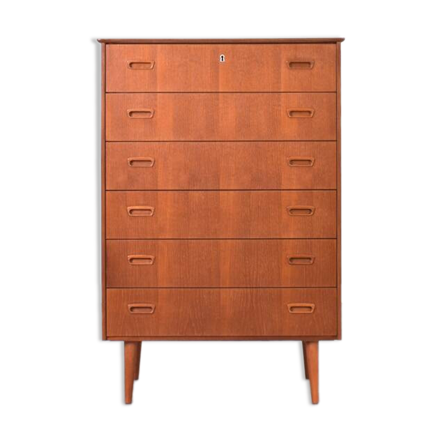 Commode danoise en teck du milieu du siècle, années 1960.