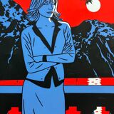 Floc'h signed silkscreen print of the film Petites Coupures by Pascal Bonitzer