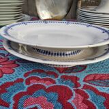 Creil and Montereau earthenware tableware service