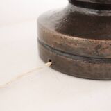 Italian Ceramic Table Lamp by Aldo Londi with Cork Lampshade, 1960