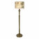 Restored vintage floor lamp – handmade Thevenon lampshade