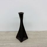 Brutalist bronze candle stick, 1970s