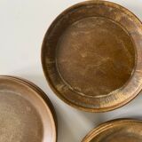 Series of 8 stoneware plates
