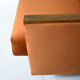 Vintage sofa, convertible couch, fully restored, 1960s, russet orange velvet