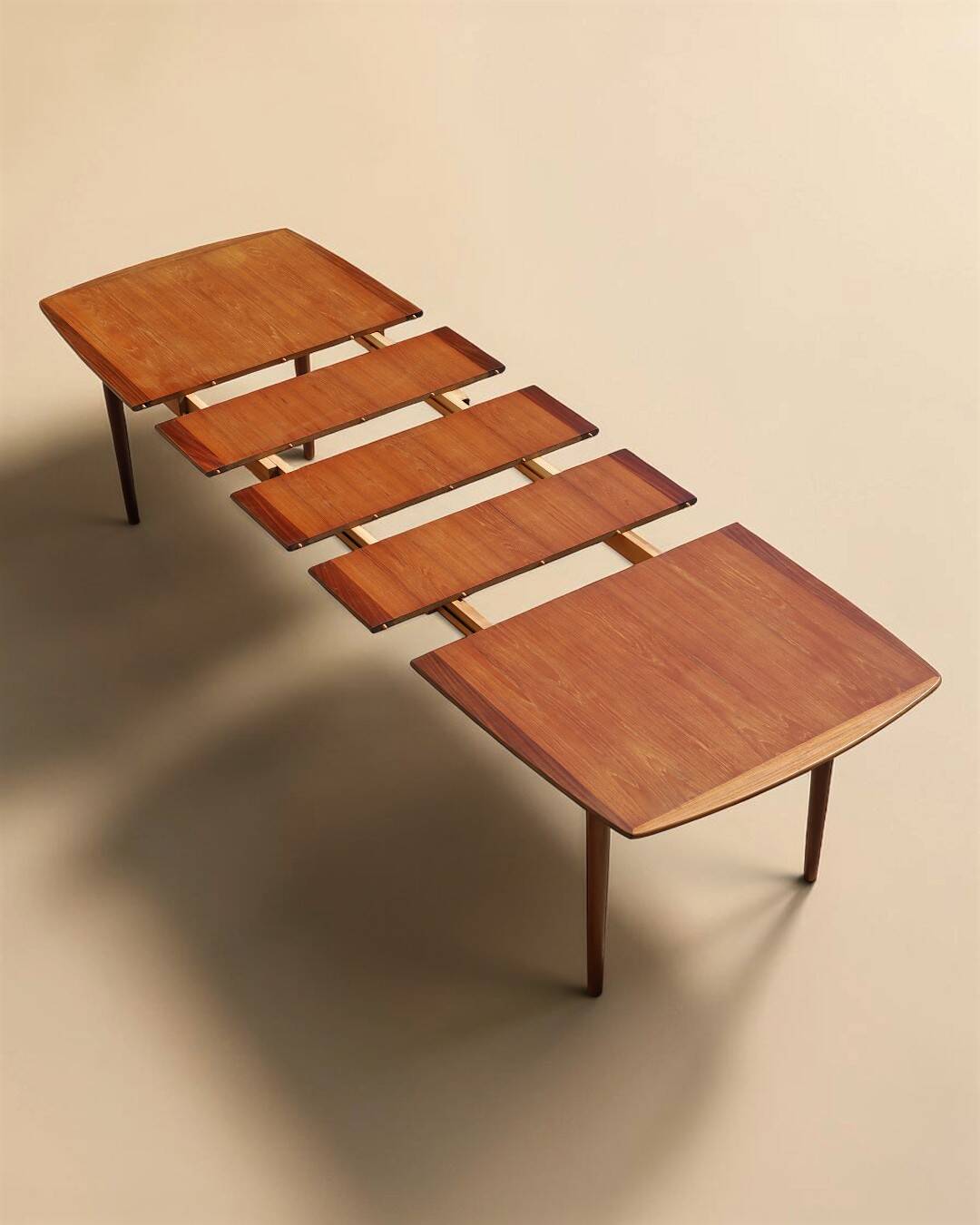 Teak table, Alf Aarseth, Gustav Bahus Mobelfabrik, Norway, 1960s