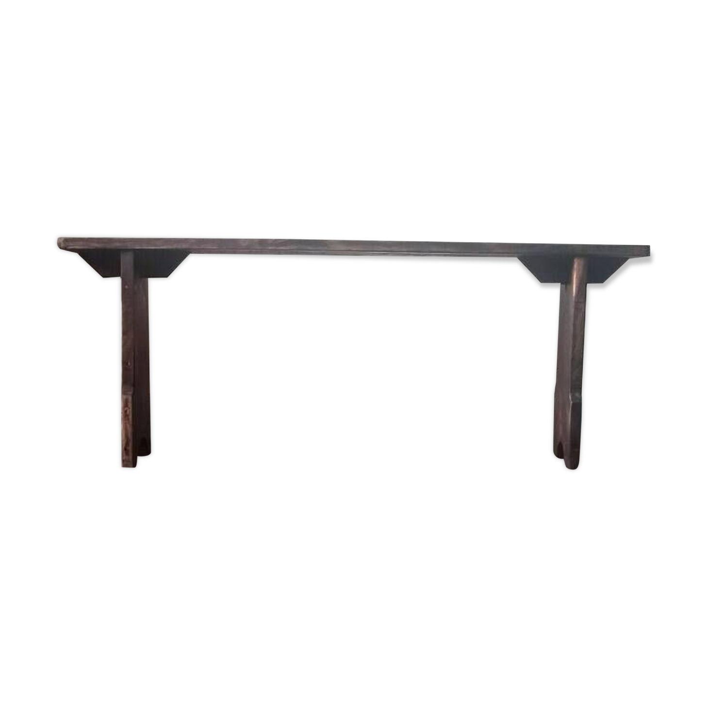 Vintage solid wood farm bench