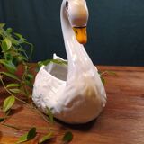 White Swan Cache Pot / Vase
