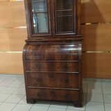 Victorian mahogany bookcase desk circa 1820