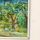 Swedish Original Mid-Century Oil On Board Painting" Clearing" by Stig Allan
