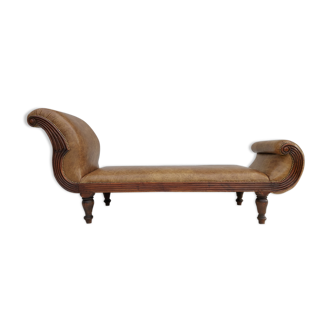 Daybed danois antique, début du 20e siècle, rénové