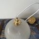 Vintage pendant lamp in electrified prismatic glass with new