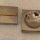 Vintage Lancel ashtray and cigarette box