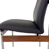 6 vintage rosewood dining chairs by C. Denekamp for Thereca