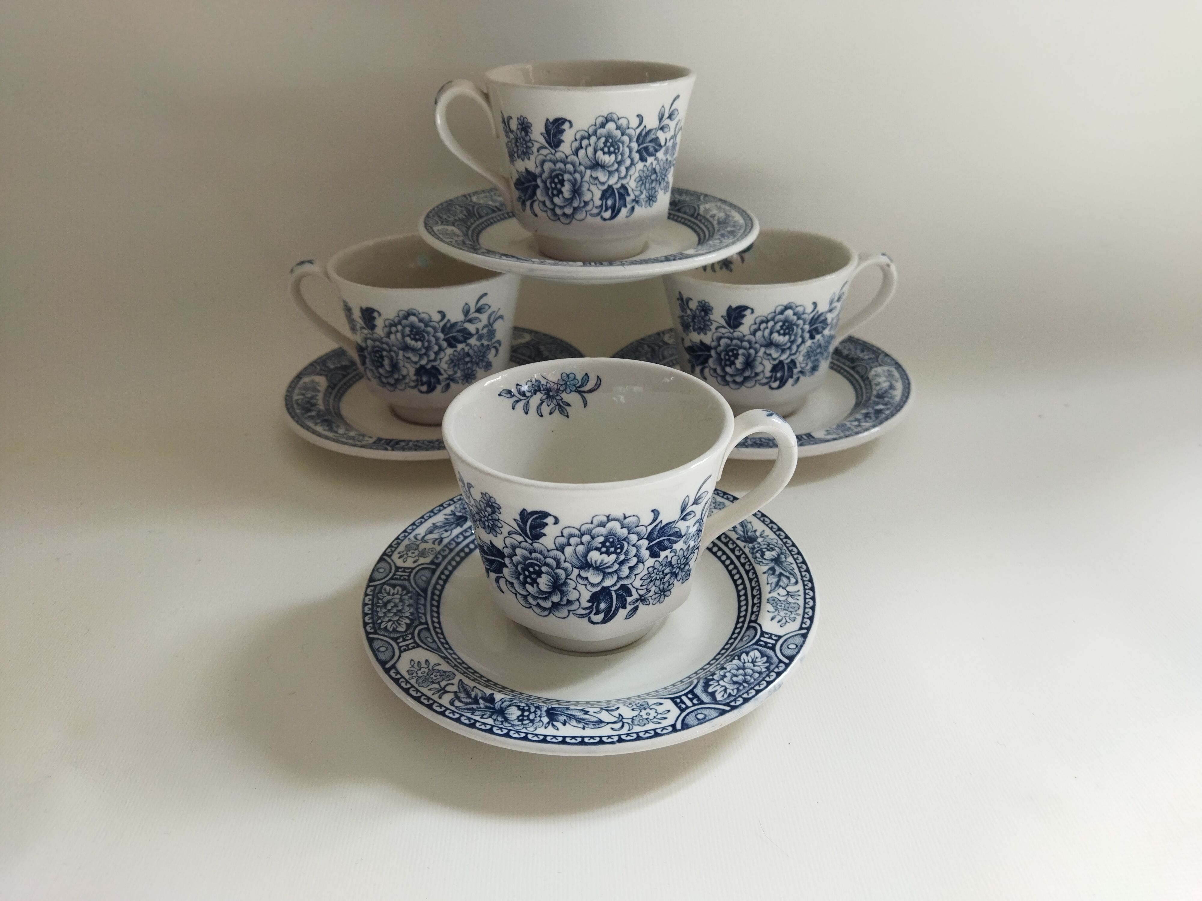 English coffee cups Ridgway Canterbury