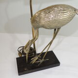 Lampe de table model Ibis laiton vintage 1970