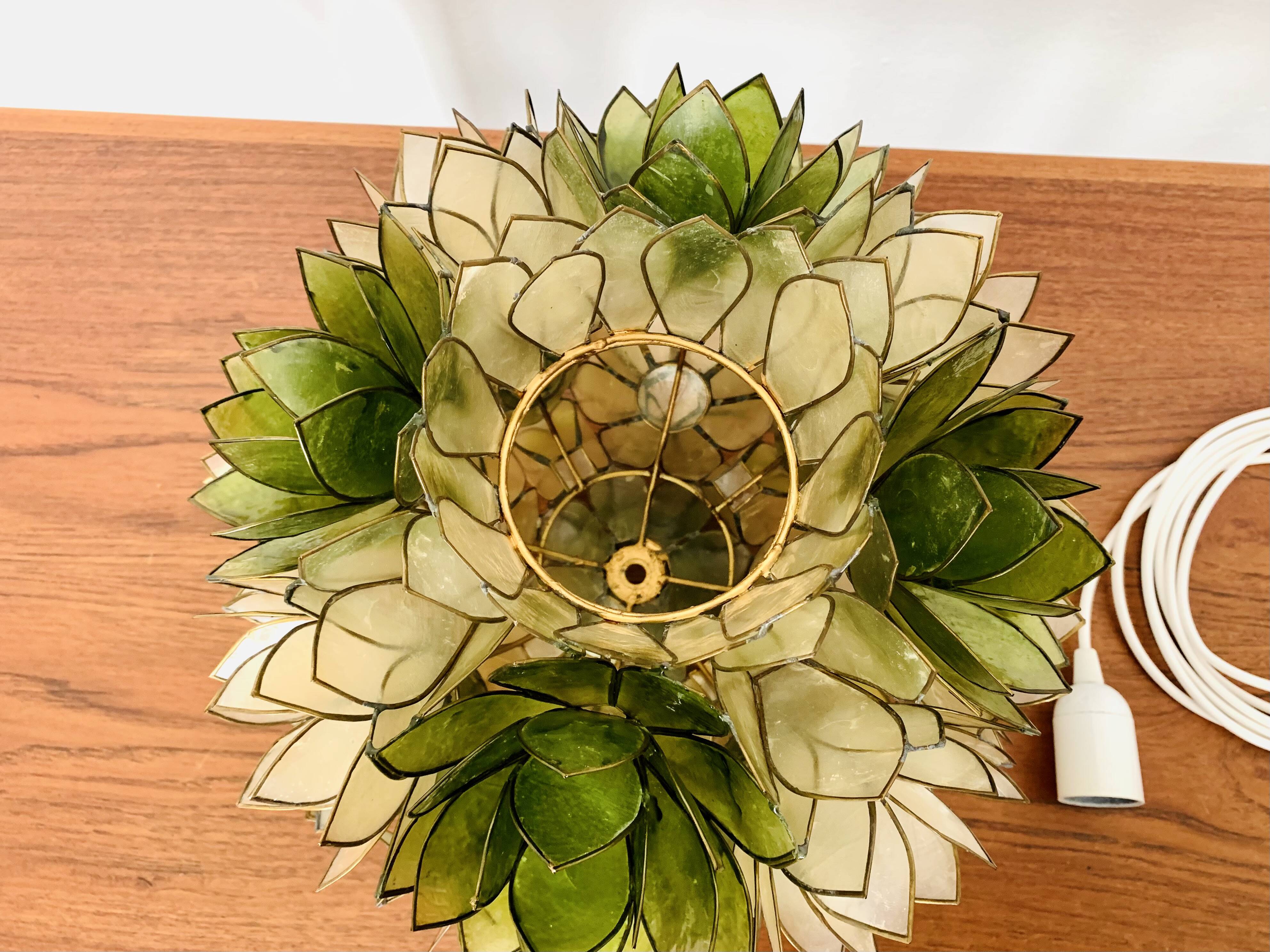 Capiz Shell Pendant Lamp