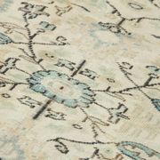 One of a kind hand knotted Turkish beige rug 153 cm x 262 cm