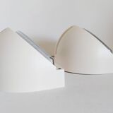 Pair of Italian designer wall lights