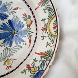 Former earthenware dish from northern France, Late 18th, early 19th century