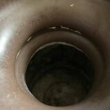 Brown and orange ceramic vase • 1970