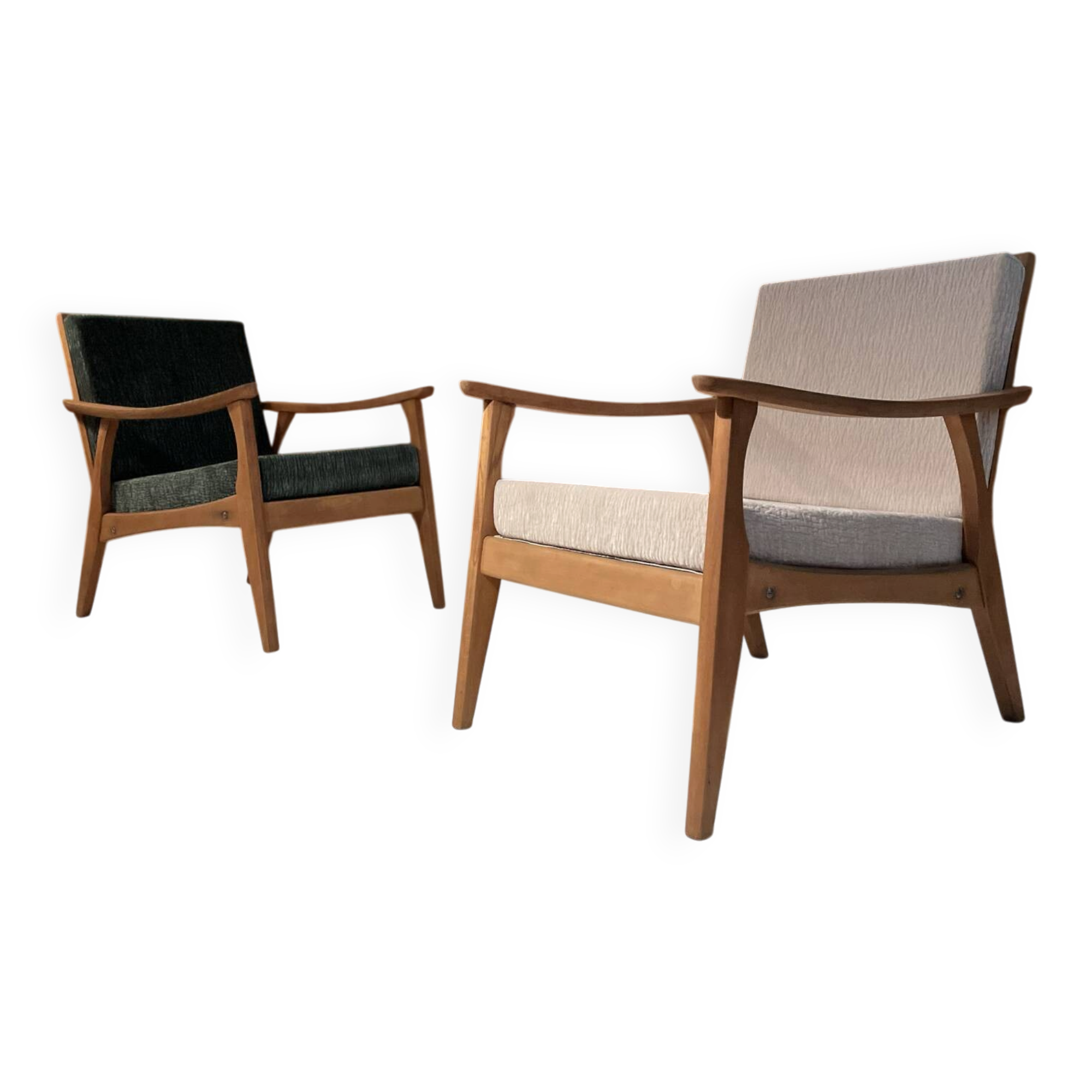 Paire de fauteuils vintage 