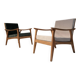 Paire de fauteuils vintage 