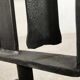 Sculptural brutalist candleholder in wrought iron, GDR / Germany, 1960s