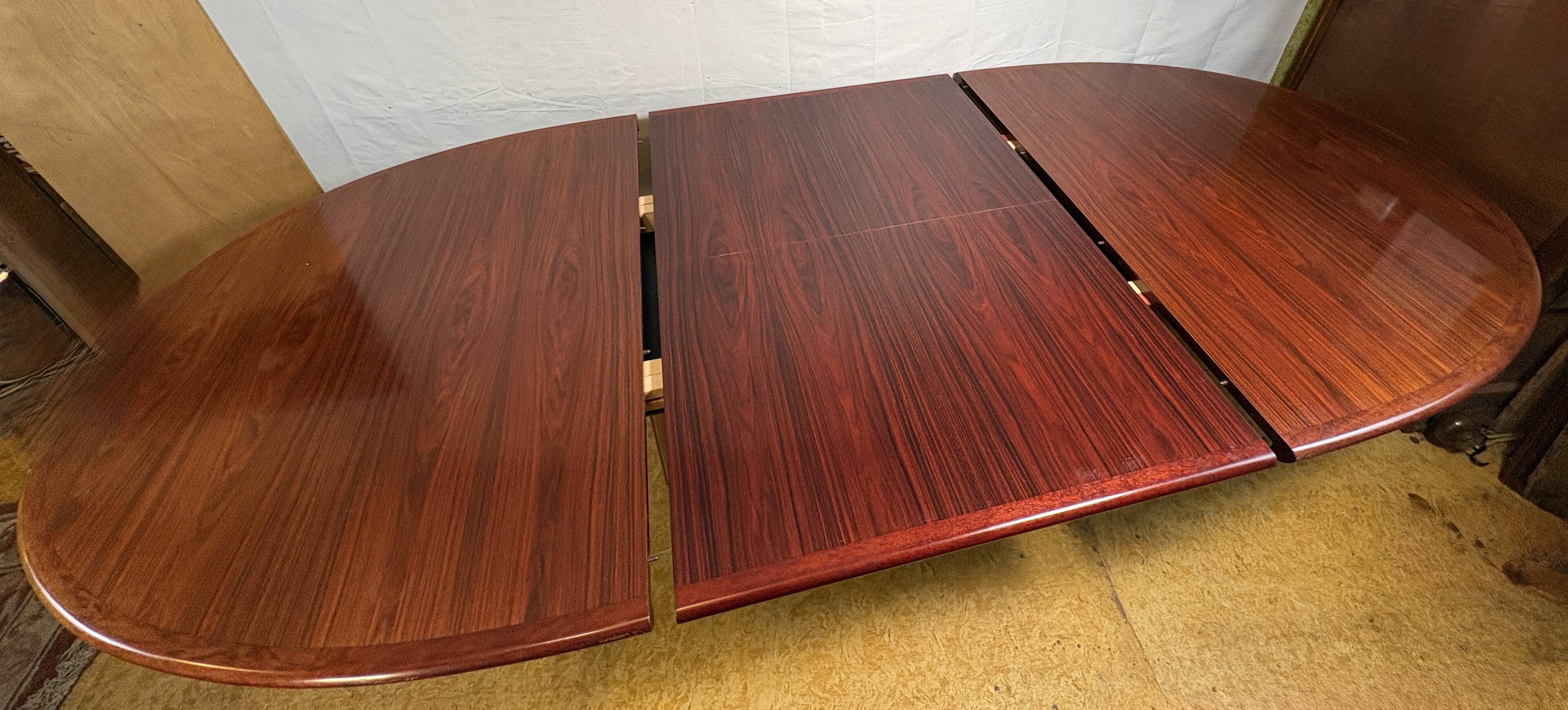 Exceptional Skovby Danish Rosewood Dining Table | Mid-Century | Sculptural